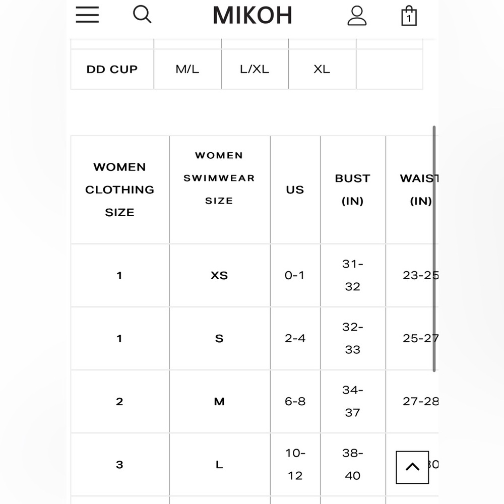 NWOT MIKOH BIKINI IN BISOUS - Picture 8 of 9